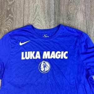 Nike NBA blue luka magic men's XL short sleeve T-shirt Tee NEW‎ Mav's Basketball